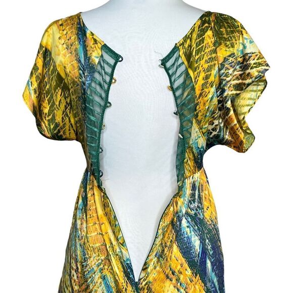 FREE PEOPLE Sunset Dynasty Kimono Sleeve Minidress - Picture 5 of 9